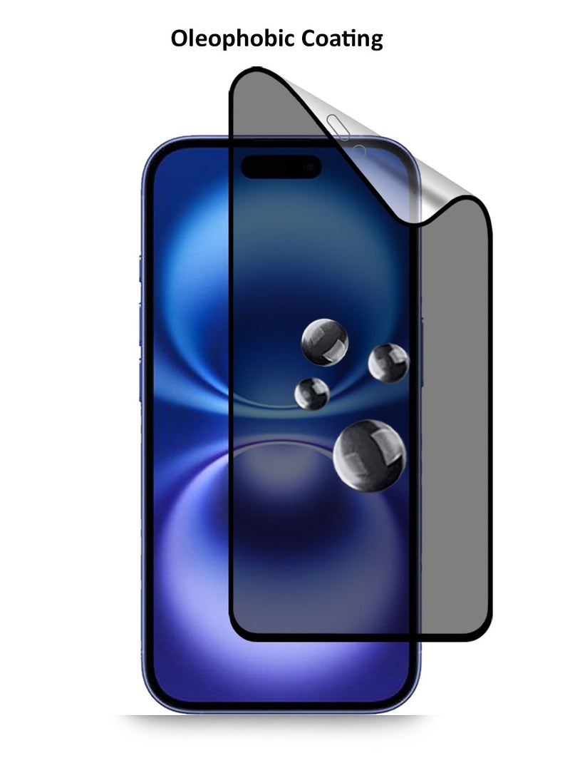 S-TOP حماية شاشة خصوصية كاملة من السيراميك غير اللامع لجهاز آبل آيفون 16 بلس - مقاوم للانفجار، مضاد للفقاعات، مضاد لبصمات الأصابع - Image 4