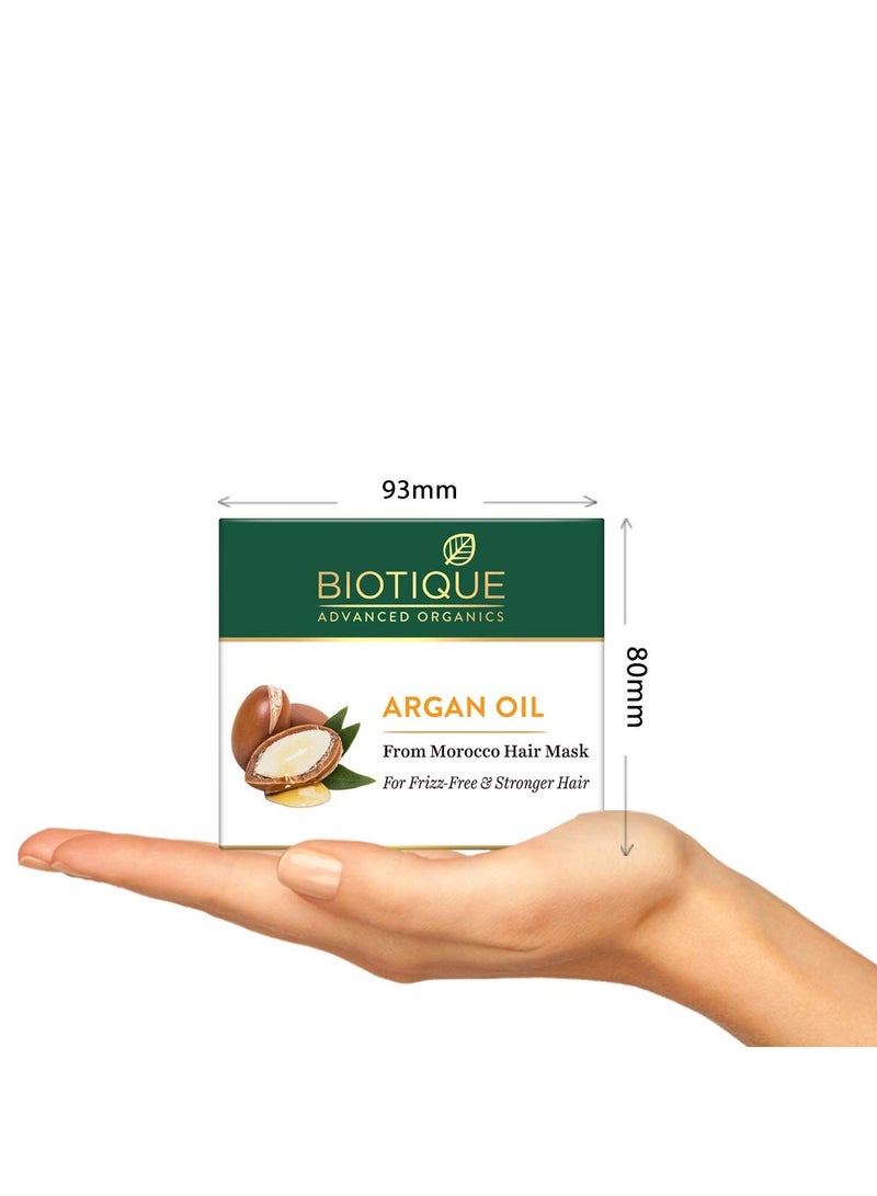 بيوتيك ماسك زيت الأرغان للشعر برائحة زيت الأرغان المغربي، شعر أقوى بدون تجعد 175غم - Image 4