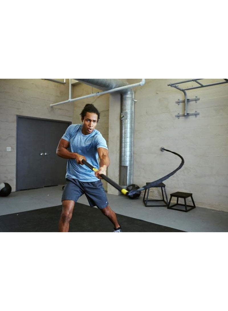 Captaintech Wall/Ceiling Mount Bracket for Gym & Home Suspension Straps Mounts Anchor, Aerial Suspension Trainer for Olympic Rings Fitness Training Yoga Swing Battle Ropes Resistance Band & Boxing Equipment - Image 4