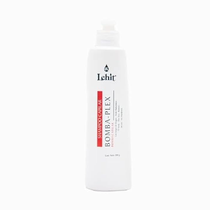 Lehit Shampoo Plex Bomb | Shampoo Bomba-Plex Te Verde, Aloe Vera, Romero y Acido Hialuronico Colombia (10.1oz-300ml)