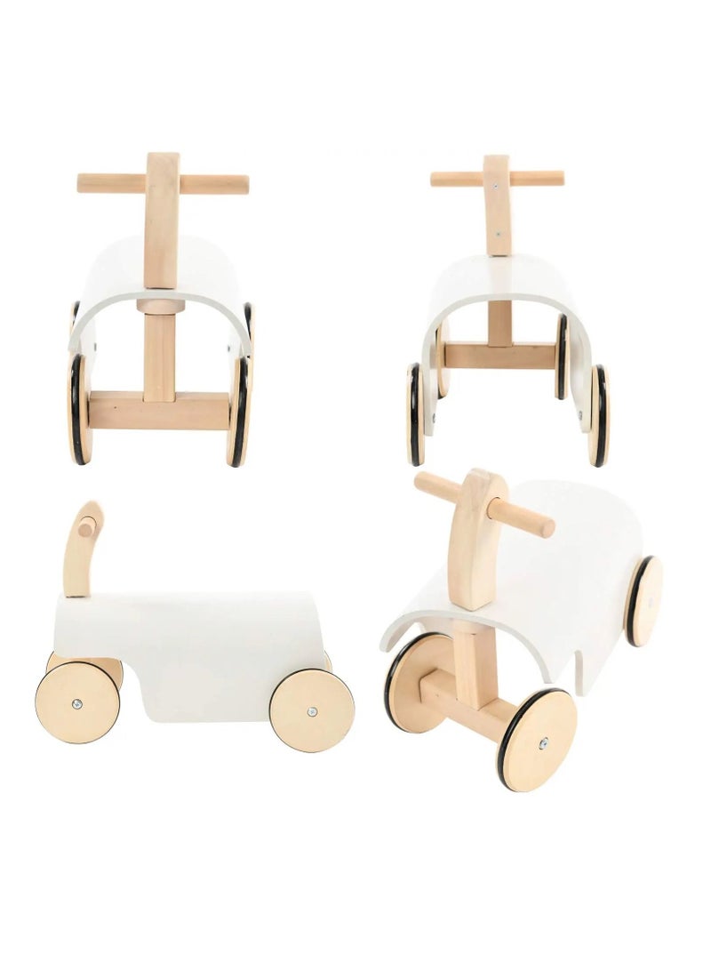 Pikkaboo Balance Car White - Image 3
