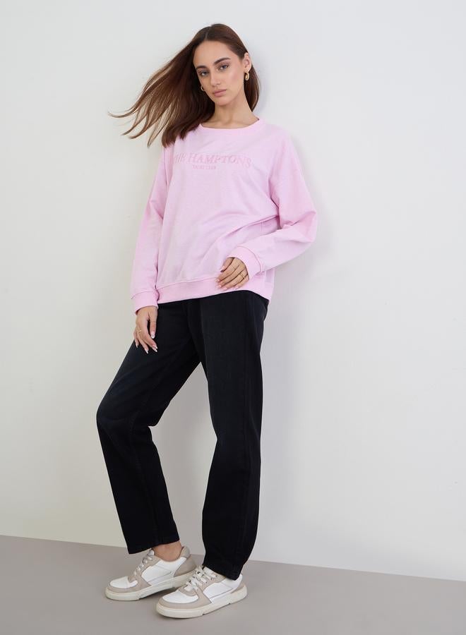 Styli Pink The Hamptons Sweatshirt - Image 2