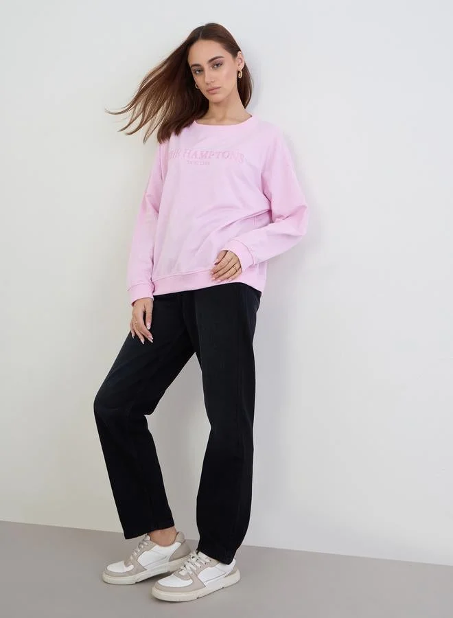 Styli Styli Pink The Hamptons Sweatshirt
