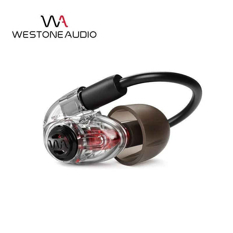 Westone Pro X10 Wired Earphones 3.5mm, Red Transparent - Image 3