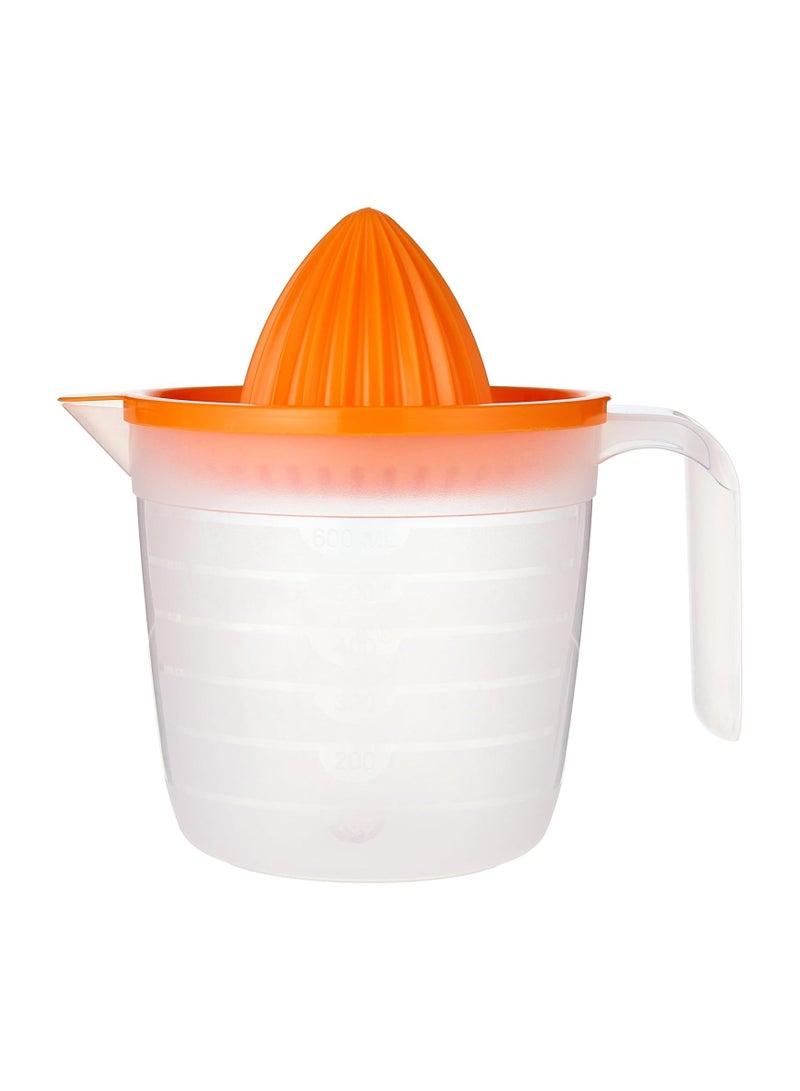 بلاستيك فورت عصارات حمضيات بلاستيكية - عصارة برتقال، عصارة ليمون، عصارة ليمون حامض، إبريق قياس بسعة 600 مل - Image 1