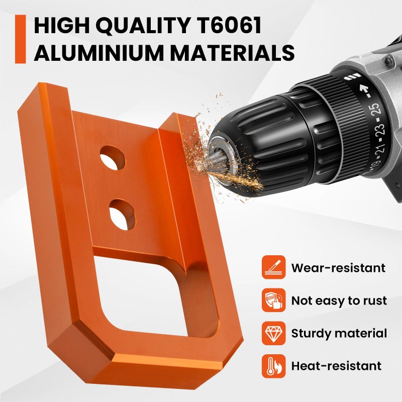 TECHPICCO خطافات سحب TECHPICCO لـ Tacoma 2024-2026/4Runner 2025-2026/Land Cruiser 250 2024-2025 خطافات سحب السيارة متوافقة مع ملحقات Toyota Tacoma/4Runner/Land Cruiser 250 (برتقالي) - Image 3