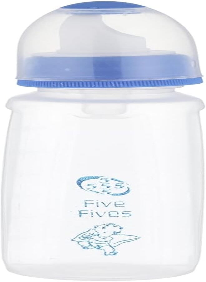 Five Fives Five Fives iCare BPA-Free Baby Feeding Bottle, Blue - 250 ml 