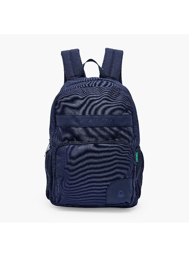 United Colors Of Benetton Ucb-16.9 Inch-Backpack-1 Cmprt- (900D Pu Polyester ) Navy \ 43X30X14.5