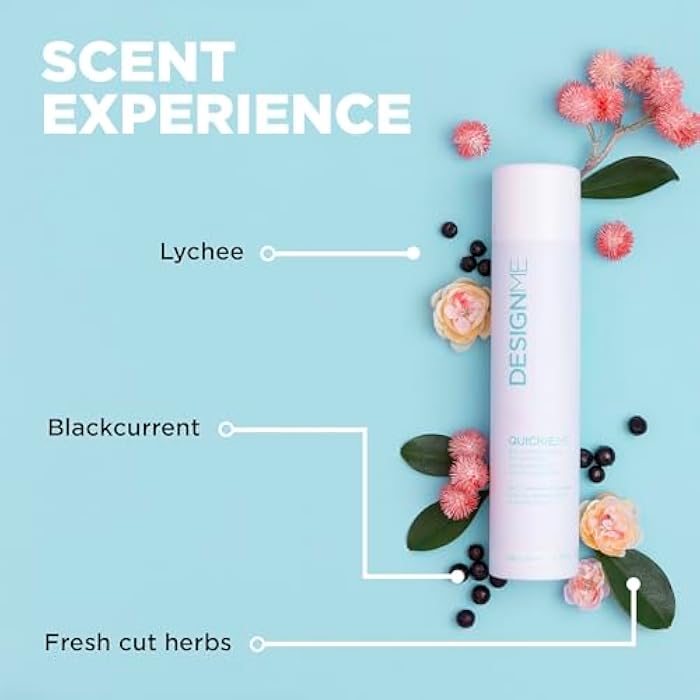 Design.ME QUICKIE.ME Dry Shampoo Hair Spray by DESIGNME | Oil-Absorbing, Residue-Free Dry Shampoo | Root-Lifting Dry Shampoo Spray | Waterless Dry Shampoo Spray with Rice Starch, 7 Oz - Image 5