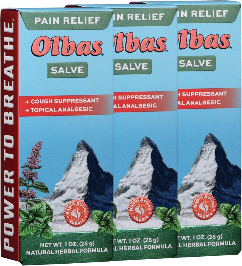 Olbas Analgesic Salve Tube 1 oz 3 Pack - Image 1