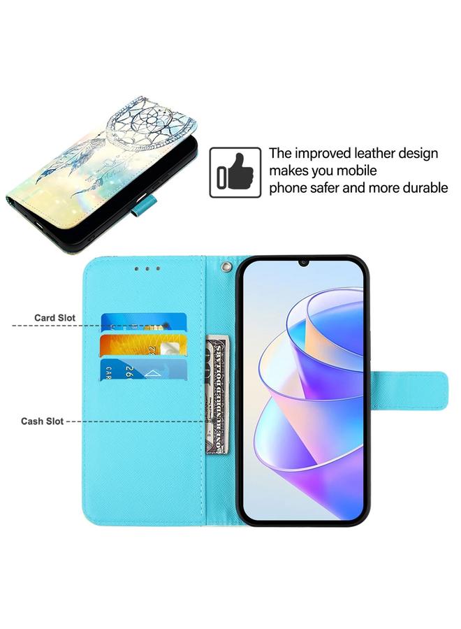 زبون جراب لهاتف Huawei Pura 70 Pro، جراب جلدي أفقي قابل للطي بتصميم ثلاثي الأبعاد - Image 4