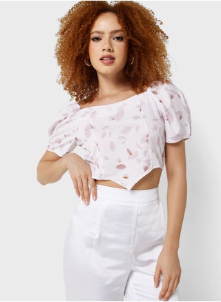 Puff Sleeve Floral Print Top - pzsku/Z9760A32FEE016DD8EC71Z/45/_/1699378233/abd4c767-2062-47b4-9872-d05faf48b8b9