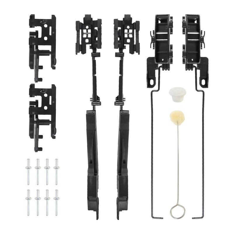 CARMOCAR Sunroof Track Assembly Repair Kit Replacement for Ford F150 F250 F350 F450 20002016Ford Expedition 20002017Lincoln Navigator 20002017Lincoln Mark LT 20062008 02ESR1201ABK