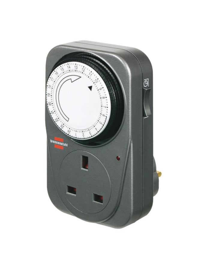Brennenstuhl MZ20 Plug-In 24 Hour Timer Black 