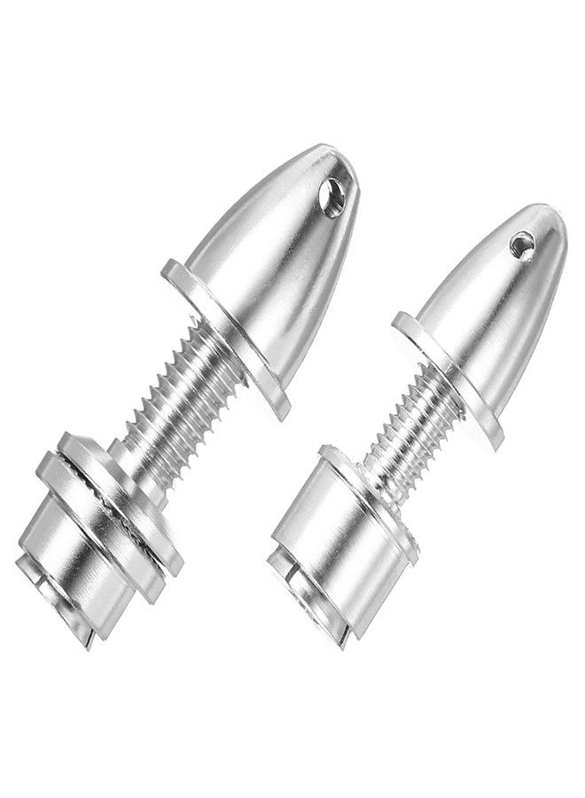 MECCANIXITY Propeller Adapter RC Plane Airplane Spinners, 3.17/5mm Aperture and 5/8mm Output Axle Propeller Adapter Saver for Shaft Brushless Motor Speed Controllers, Pack of 2 - Image 1