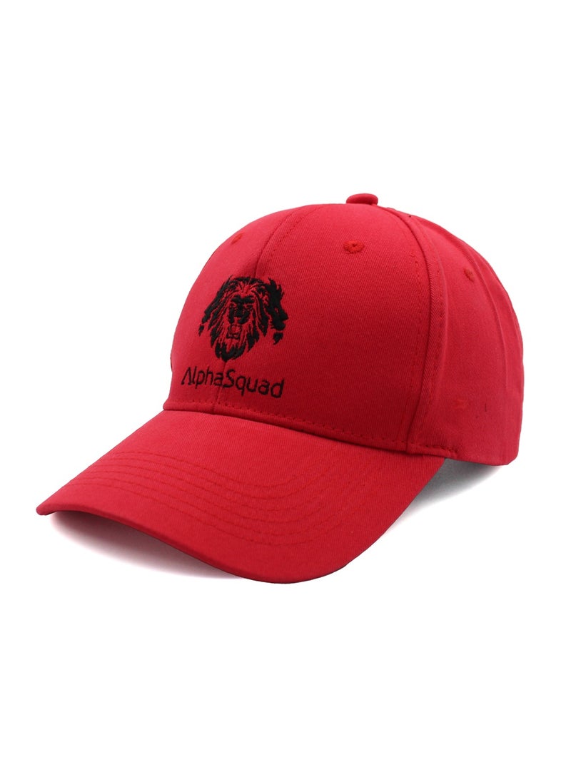 AlphaSquad AlphaSquad Baseball Cap Unisex Adjustable Size for Sports, Running, Gym Workouts and Outdoor Activities (Red)  - Image 1