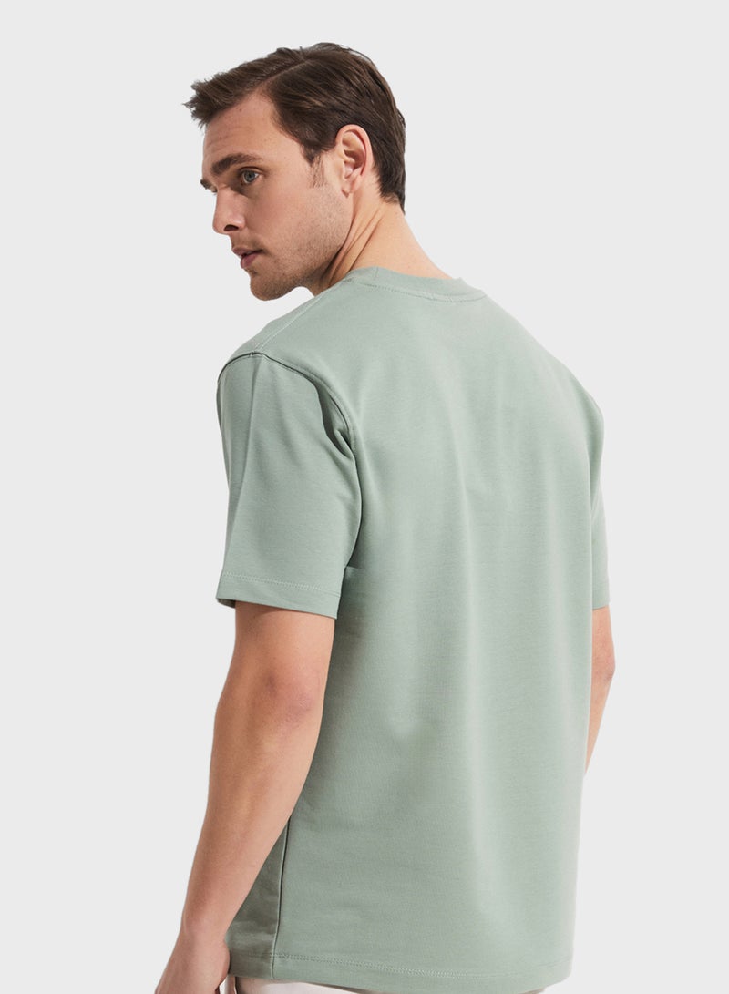 جون تيشيرت بياقة دائرية مطبوع - Image 2