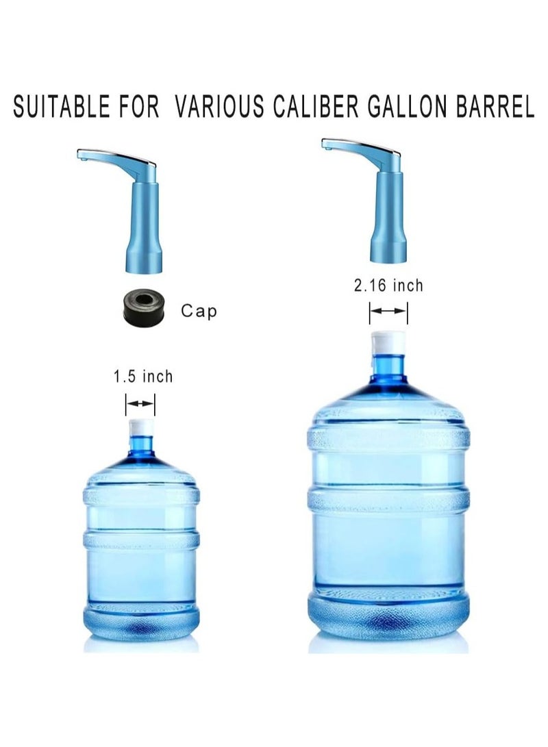 Macon Water Fountain Pump, Water Bottle Pump, USB Rechargeable Portable Electric Water Pump for 3-5 Gallon Jug Automatic Portable Water Fountain for Office, Home, Camping, Kitchen, etc. - Image 2