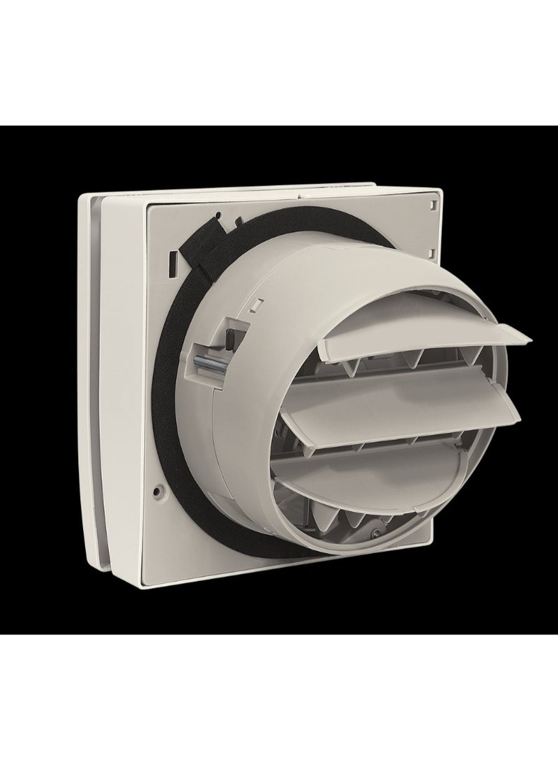كي دي كي مروحة شفط جدارية KDK – ديكور 25×25 سم – شبك دائرية – فتحة تركيب 25×25 سم – مناسبة للنوافذ - Image 2
