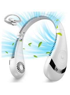 ULHYC ULHYC Neck Fan 5000mAh Foldable Neck Fan LED Display 360°Cooling Airflow USB Rechargeable Bladeless Portable Neck Fan with 3 Speeds Adjustment Personal Fan for Outdoor Travel Indoor  - Image 1