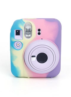 Camera Silicone Protective Case Portable High Elasticity Lightweight Fashionable Durable Cartoon Pattern Camera Protective Shell compatible with Fujifilm Instax Mini 12 Instant Camera