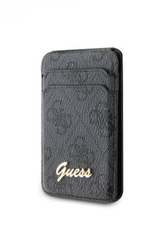 GUESS MagSafe Wallet Cardslot with Stand and 4G Classic Design / Secure Card Holder / High-Quality Phone Accessory - Black  - Image 2