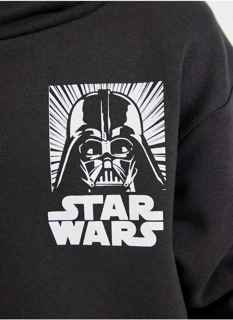 DeFacto Star Wars Regular Fit Crew Neck Back Printed Sweatshirt  - Image 3