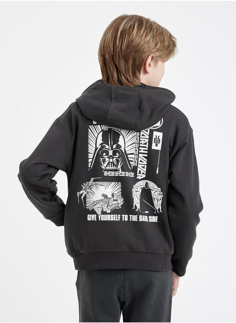 DeFacto Star Wars Regular Fit Crew Neck Back Printed Sweatshirt  - Image 2
