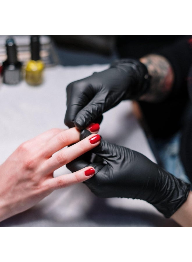 Disposable Nitrile Exam Gloves - Latex Free & Powder Free - Food-Safe Gloves for Medical, Cooking, & Esthetician Daily Use - Image 5