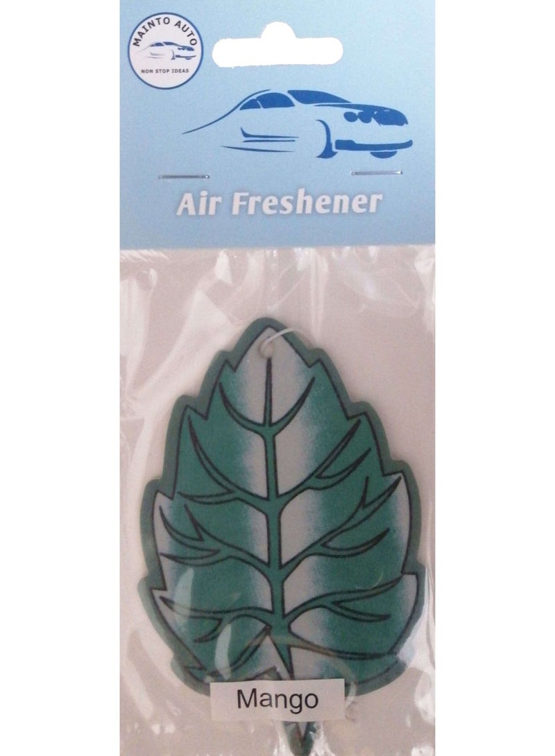 مينتو اوتو بطاقة عطر معلقة للسيارة - رائحة: المانجو (حزمة من 15 قطعة) للسيارة. - Image 2