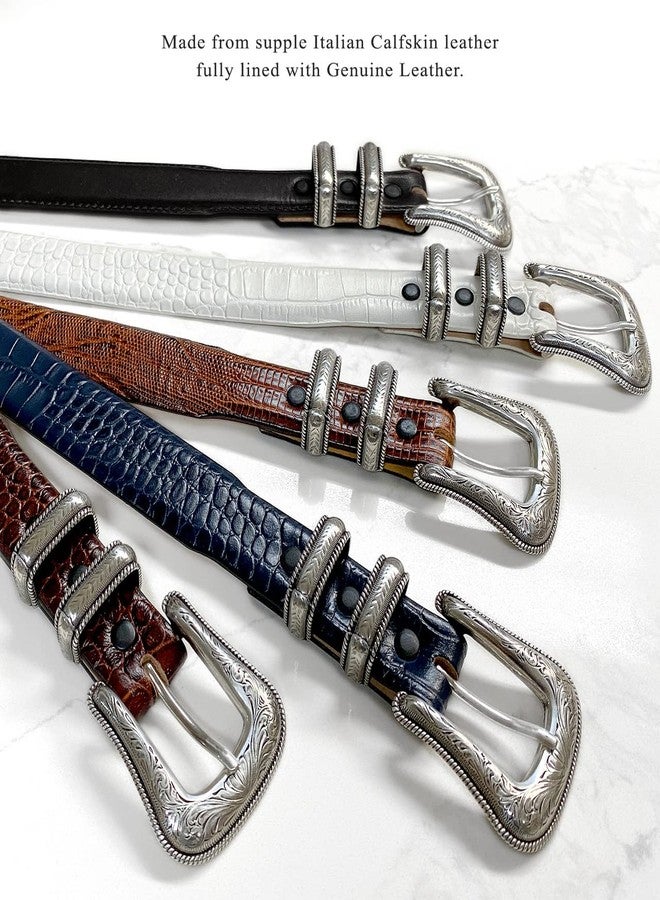 Belts.com S5535 Italian Calfskin Genuine Leather Dress Belt for Men 1-1/8"(30mm) taper down to 1"(25mm) wide (Smooth Black, 34) - Image 3