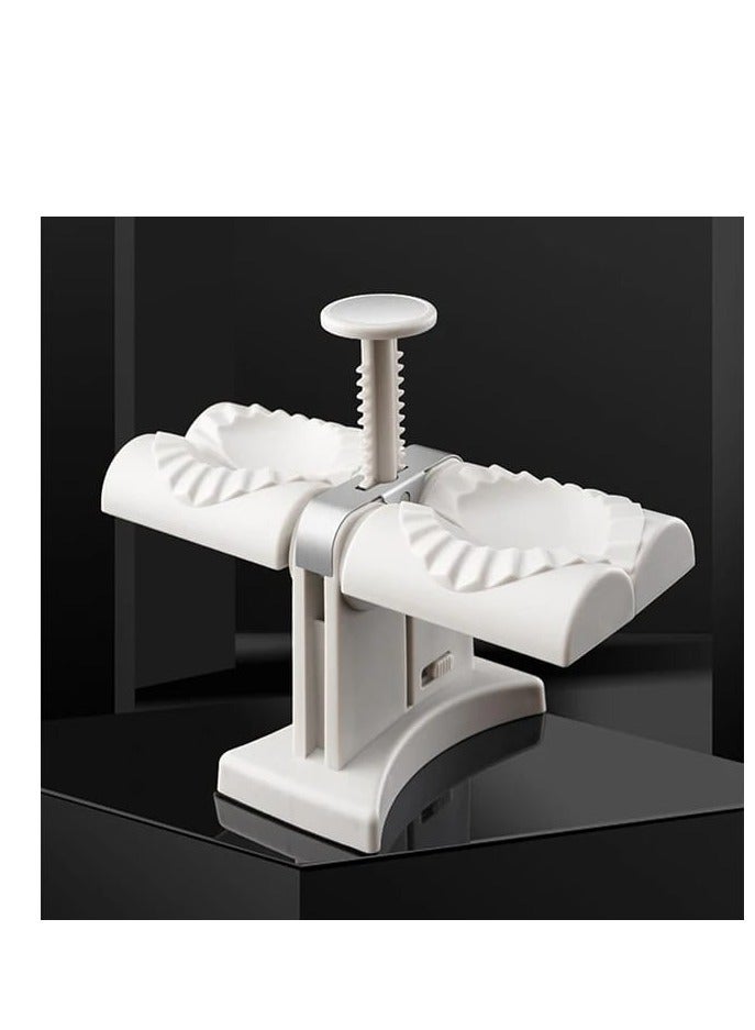 BAIG Dumpling Maker Machine Household Double Head Automatic Dumpling Mould Empanada Maker Press Pot sticker Hand Pie Maker Kitchen  - Image 3