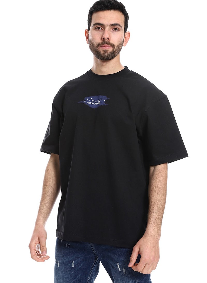 WHITE RABBIT Round Neck Printed Comfy T-Shirt  - Image 2