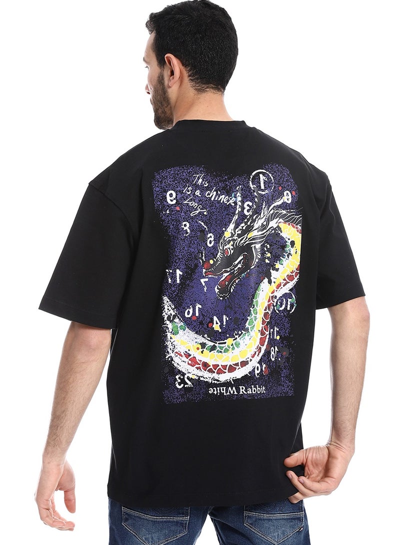 WHITE RABBIT Round Neck Printed Comfy T-Shirt  - Image 3