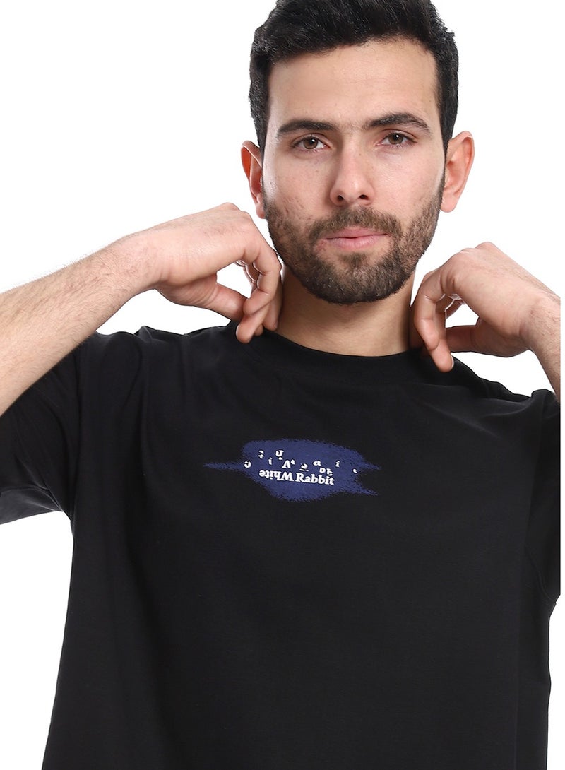 WHITE RABBIT Round Neck Printed Comfy T-Shirt  - Image 4