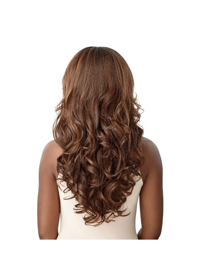 Outre Synthetic Quick Weave Half Wig - NEESHA H304 (Color:1 Jet Black) 