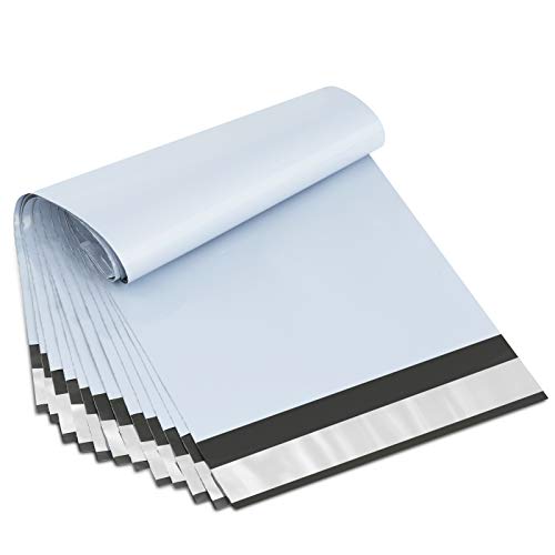 UCGOU Poly Mailers 6x9 Inch White 200 Pack Mini #1 Shipping Bags Strong Mailing Envelopes Thick Self Seal Adhesive Waterproof and Tear Proof Boutique Postal Small Business for Jewelry and More - Image 1