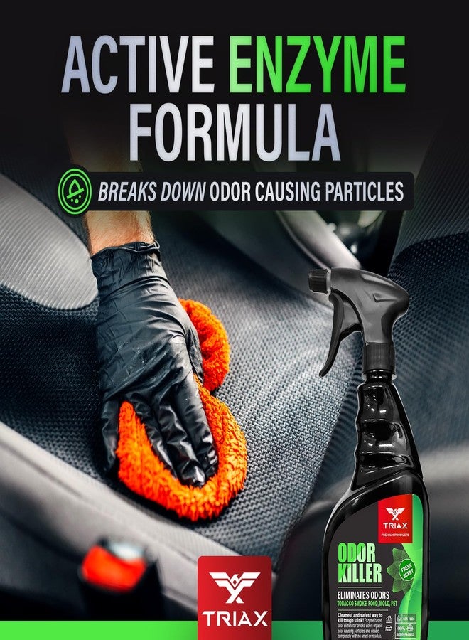 TRIAX Odor Killer - Advanced Odor Control - Ready to Use, Fresh Scent, Multi-Purpose - Non-Toxic and 100% Biodegradable - For Carpets, Fabrics, Hard Surfaces, and More - Image 5