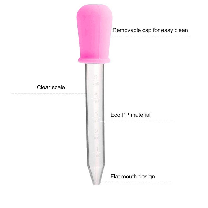 Alya The Cheeky Kidzz Baby Multi-Functional Smart Medicine Spoon Dropper With 2 Tube Medicine Dropper Set(Design 6) - Image 5