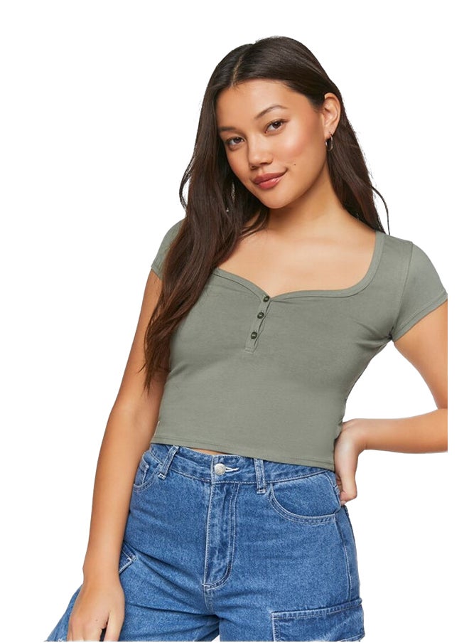 FOREVER 21 T-Shirt Knit Top  - Image 1