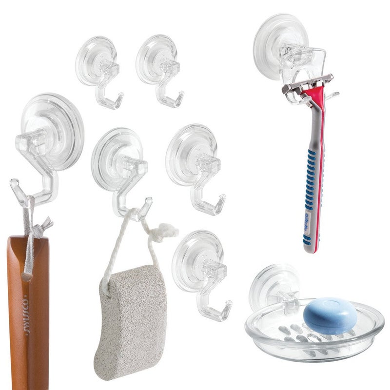 InterDesign Power Lock Suction, Soap Holder, Clear - Image 5