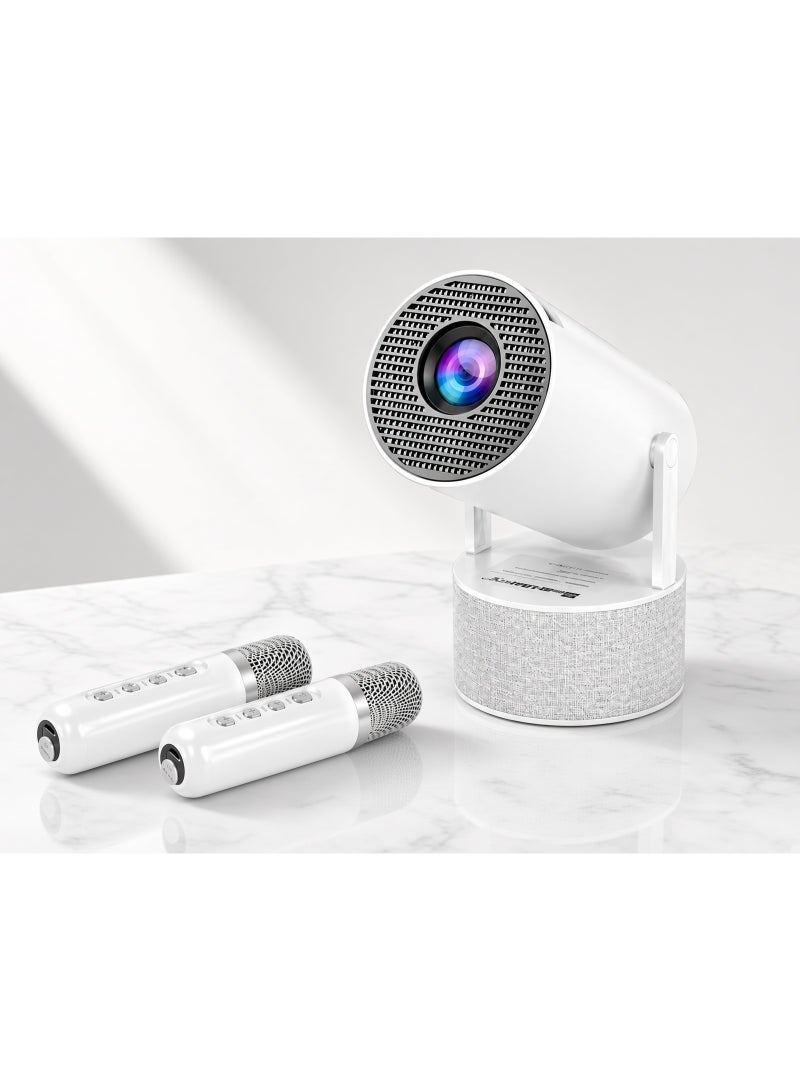 Smartbarry HT88 Pro Smart Projector 4K Supported, 130 ANSI Lumens, 2.69 Inch LCD Display, 5G WiFi, 180° Rotatable Design, Portable Home Theater Projector with Built-In Speaker for Movies, Gaming & Entertainment - Image 4