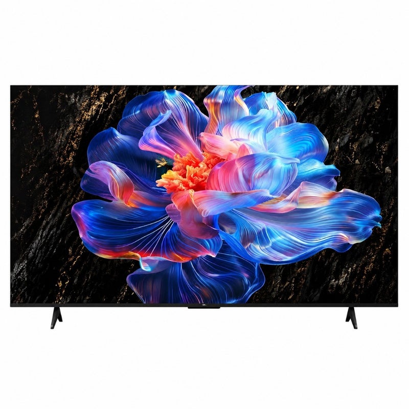 تلفزيون ذكي LED 4K UHD مقاس 65 بوصة لاستخدام غرفة المعيشة، تصميم أسود بدون إطار مع معالج AiPQ، HDR10، Dolby Audio، MEMC، HDMI 2.1، بلوتوث 5.2، WiFi 5 - Image 1