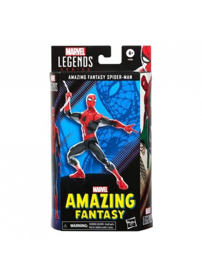 Spider-Man Spider-Man Marvel Legends Series 60th Anniversary Amazing Fantasy 6-inch Classic Comics Action Figures for 4+ Years, 9 Accessories  - Image 3