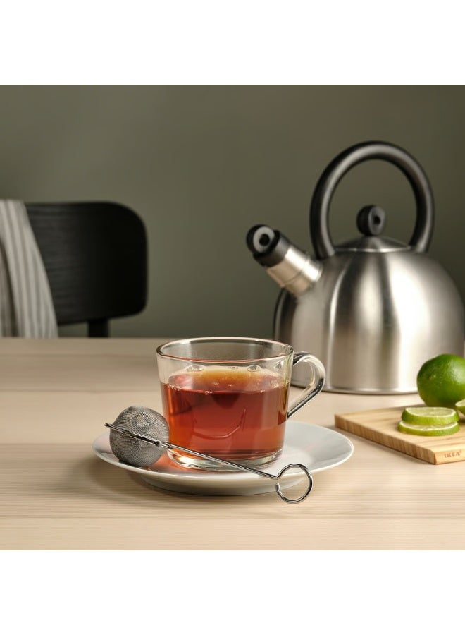 Stainless Steel Tea Infuser – Fine Mesh Loose Leaf Tea Strainer with Handle – Reusable, Rust-Resistant Filter for Cups, Mugs & Teapots – Easy to Clean, Eco-Friendly Tea Steeper  - Image 4