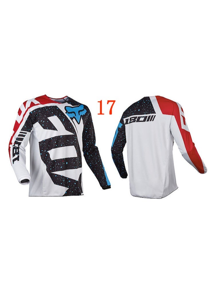 Fox Men's Outdoor Cycling Suit Off-road Road Mountain Bike Cycling Tops - Image 1