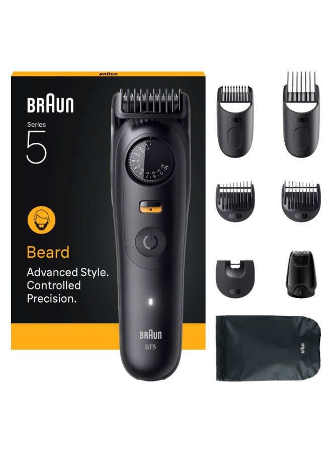 براون مقلمة لحية سلسلة 5 + 8 أدوات وإكسسوارات تصفيف - BT 5560 - Image 1