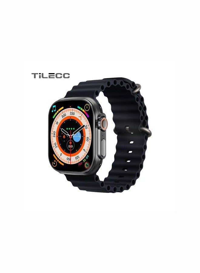 TiLECC T800 Ultra Smart Watch Ultra 8 Door Access Smartwatch -black - Image 1