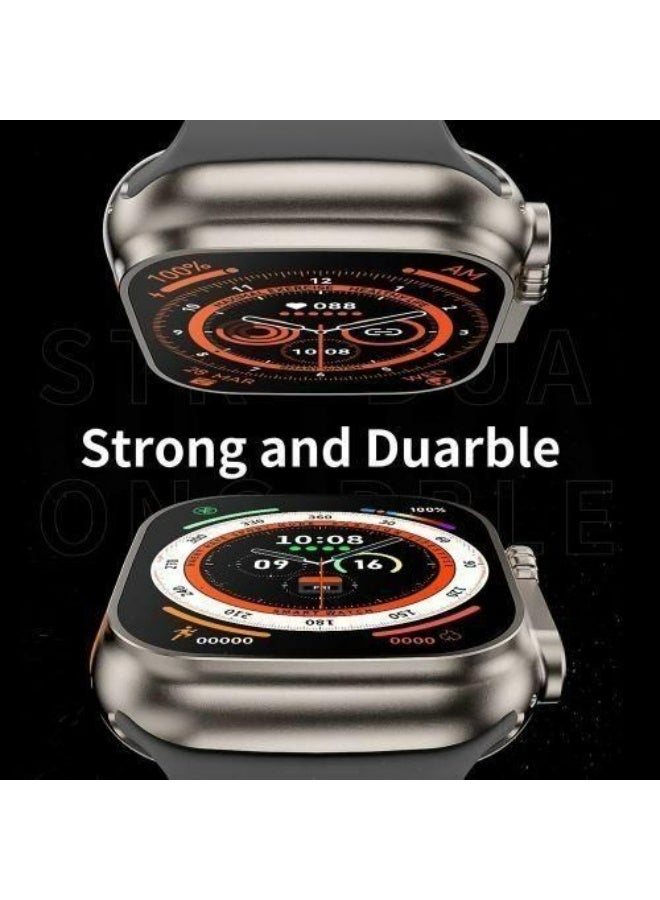 TiLECC T800 Ultra Smart Watch Ultra 8 Door Access Smartwatch -black - Image 4