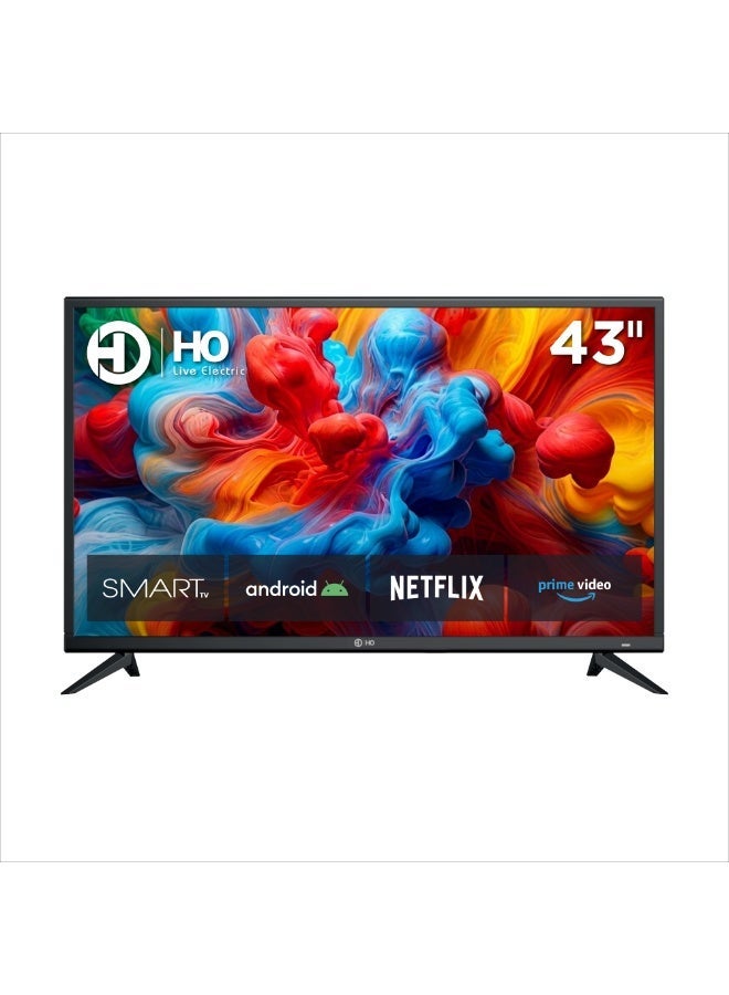 HOHO 43-Inch Smart Android LED TV Full HD with Wi-Fi, HDMI, USB - Image 1